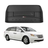 OMAC Premium Bandeja Maletero Alfombrilla para Honda Odyssey 2011-2017 Negro TPE